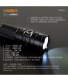 Lampe de poche LED portable - 5000K, luminosité : 4000