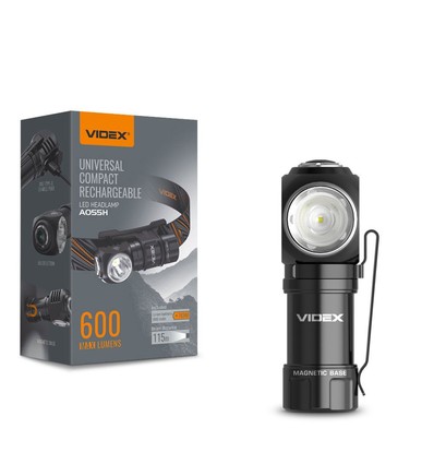 LED lommelykt - bærbar, 5700K, lysstyrke 600lm, forbruk 10W