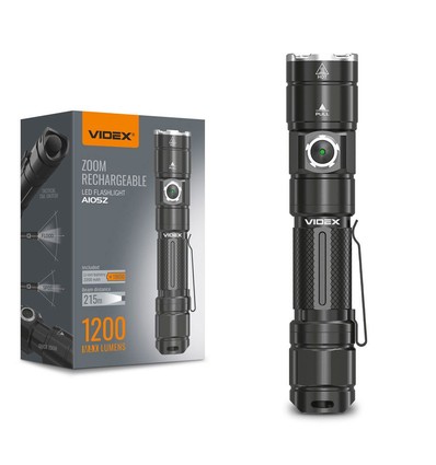 LED-zaklamp - draagbaar, 5000K, lichtsterkte 1200lm, verbruik 10W