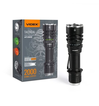 Tactische LED-zaklamp - koel wit