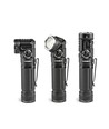 LED lommelygte, genopladelig - Magnetisk, 1000lm, USB-C, Roterbar, Hvid+rød lys