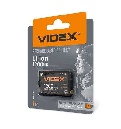 Genopladeligt li-ion-batteri - 1200mAh