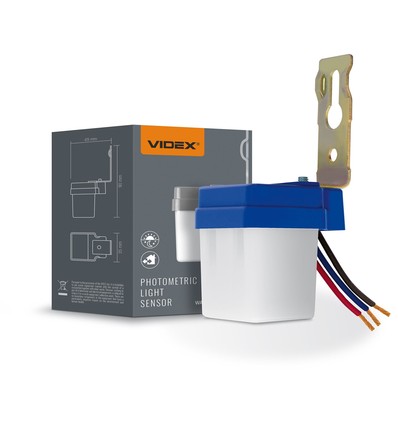 6A skumringsrelé / lyssensor - IP44, til vegg og tak, automatisk lysstyring