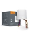 Skumringsrelæ 25A - IP44, 5750W, hvid, lyssensor til automatisk tænd/sluk