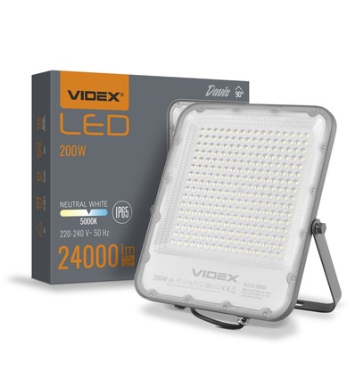 200W LED breedstraler - 150lm/W, 30.000lm, IP65, 5000K, grijze behuizing