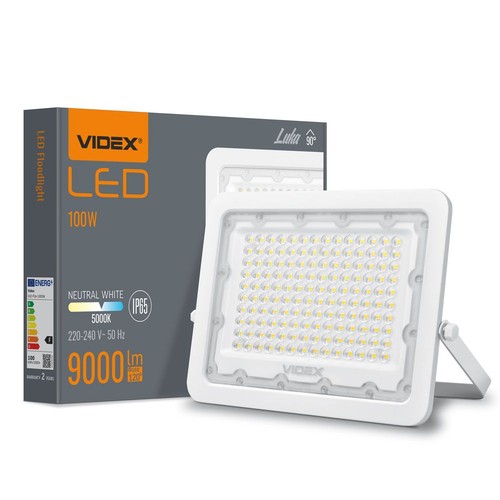Projecteur LED 100W - 5000K, IP65, IK07, angle 90°, extérieur