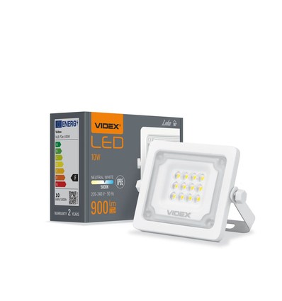 Projecteur LED 10W - 5000K, IP65, IK08, gris, extérieur