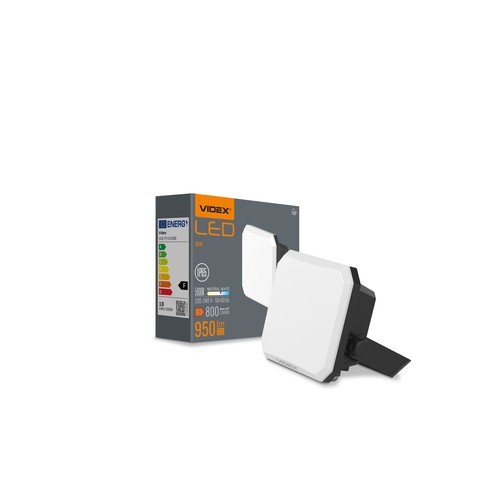 10W LED breedstraler - 95lm/W, IP65, 5000K, zwart, buiten