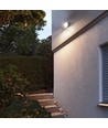 10W LED projektør med sensor - 100lm/W, IP65, 5000K, sort