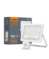 30W Luka LED lyskaster med sensor - 90lm/W, IP65, hvit, 5000K, utendørs
