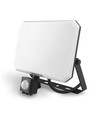 50W LED breedstraler met sensor - 4750lm, IP65, 5000K, zwart, buiten, werklamp