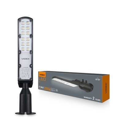 30W lampe de rue LED - Ø60mm, IP65, 5000K