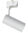 Spot sur rail triphasé GU10 - Blanc, compatible avec rails V-Tac/Global, sans source lumineuse