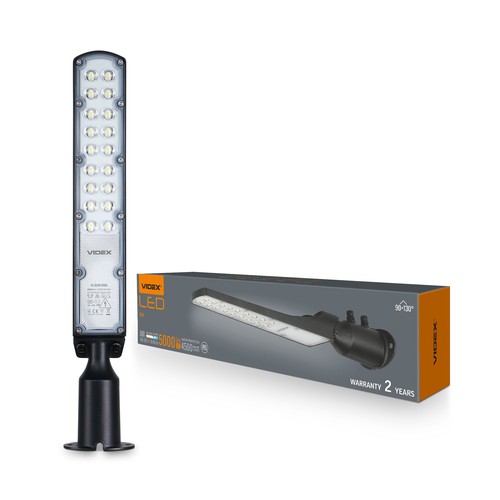 50W LED straatverlichting - 100lm/W, IP65, 5000K, neutraal wit, 2 jaar garantie
