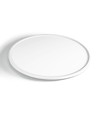44W LED loftslampe med baggrundslys, CCT - 109lm/W, IP54, Ø50cm, hvid kant, 3 lyskulører