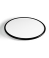 44W LED loftslampe med backlight - Ø50cm, IP54, sort, 3-CCT, 109lm/W, inkl. lyskilde