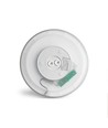 22W Ø29,3cm LED plafondlamp met backlight - 2400lm, IP54, CCT instelbaar, witte rand, incl. lichtbron
