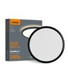 22W LED loft/væglampe med baglys - IP54, Sort, CCT justerbar, Ø29,3cm, 2400lm