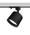Spot sur rail monophasé GX53 - Noir, sans source lumineuse, 1F2W