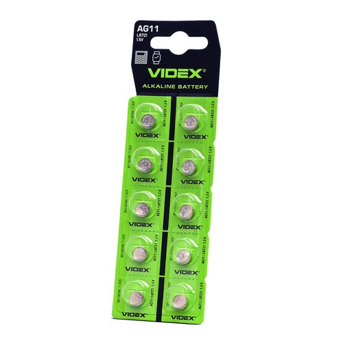 Ag11/lr721 batteri - alkaline, 10 stk
