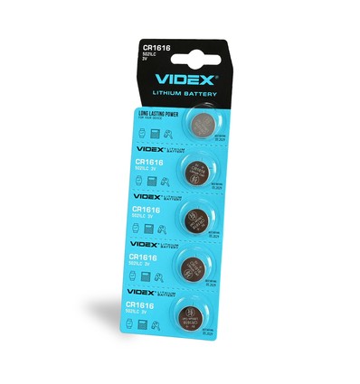 Cr1616 lithiumbatteri - 5 stk.