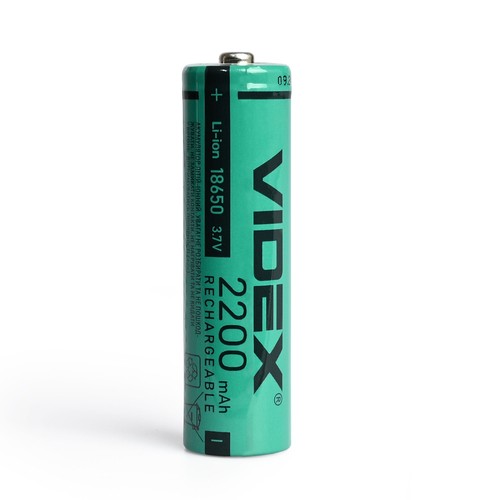 18650 lithium-ion batterij - 2200mAh, zonder thermische bescherming