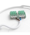 36W Nymphea Flat Duo LED loftslampe - 130lm/W, IP54, Ø40cm, CCT, hvid kant, inkl. lyskilde