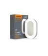 Applique murale LED ovale - 11W, IP65, IK07, 5000K, blanc