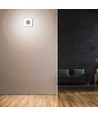 15W Vika LED bulkhead - IP65, 5000K, 190x190mm, hvid, væg/loftlampe