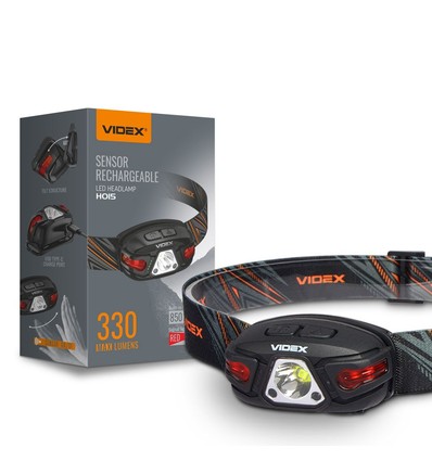 LED lampe frontale rechargeable - 5000K, 330lm, IP67