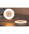 Lampe LED mini rechargeable, magnétique - Blanc, tactile dimmable, IP54 intérieur/extérieur