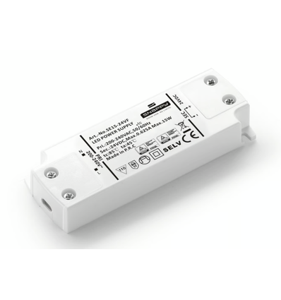 Snappy 15W / 24V DC strømforsyning - 0,625A, IP20 innendørs