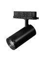 Spot sur rail triphasé 30W RA92 Zoom CCT réglable - 100lm/W, Noir, CCT + luminosité + angle de diffusion réglables