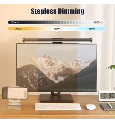 44cm Skjermlys CCT lampe - 18W, USB, touch styring