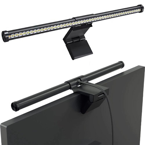 44cm Skærmlys CCT lampe - 18W, USB, touch styring