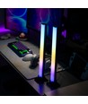 2 barres lumineuses ambiantes RGBIC - 42 cm, Bluetooth