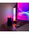 Lot de 2 lampes de bureau gamer - Effet RGB dynamique, 360°, 43 cm