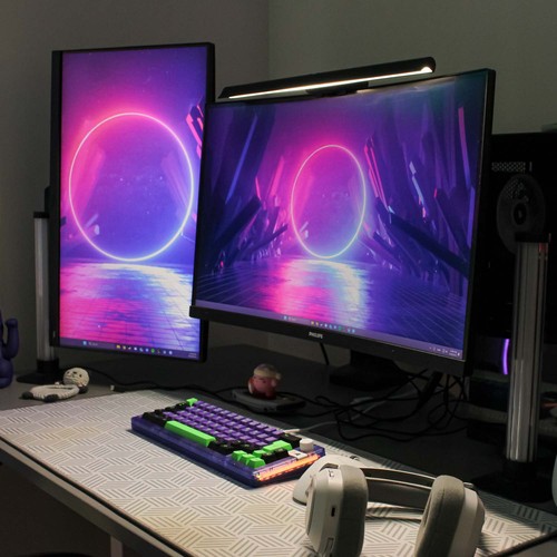 45cm Skjermlys CCT lampe - 5V USB, 4W, touch styring