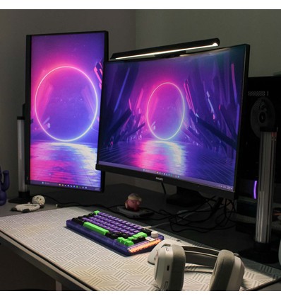 45cm Skjermlys CCT lampe - 5V USB, 4W, touch styring