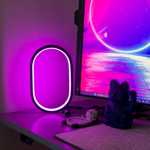 Ellipsvormige RGBIC lamp - 25 x 15 cm