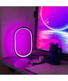 Lampe RGBIC elliptique - 25x15 cm, 10W, télécommande, USB