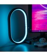 Ellipseformet RGBIC lampe - 25 x 15 cm, 10W, inkl. fjernbetjening, USB tilslutning