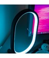 Ellipseformet RGBIC lampe - 25 x 15 cm, 10W, inkl. fjernbetjening, USB tilslutning