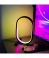 Lampe RGBIC elliptique - 25x15 cm, 10W, télécommande, USB