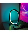 Lampe RGBIC elliptique - 25x15 cm, 10W, télécommande, USB