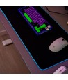 Tapis de souris RGB - 80x30cm, charge sans fil pour mobile