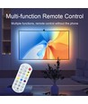 Bande LED TV de 3,8 m avec caméra TV - convient pour TV de 55-65", 12W, 30 LED/m