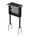 Lampe anti-insectes à énergie solaire - Noir, IP65, 20W, couvre jusqu'à 120m2