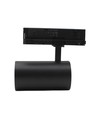 Spot sur rail triphasé 28W RA90 CCT réglable - 110lm/W, noir, CCT + luminosité réglables, sans scintillement