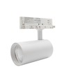 Spot sur rail triphasé 28W RA90 CCT réglable - 110lm/w, blanc, CCT + luminosité réglables, 3200lm, sans scintillement